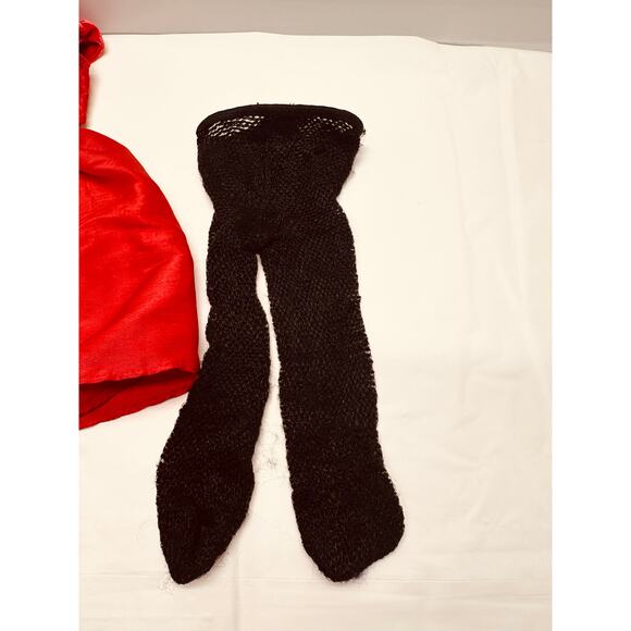 American Girl Doll Rosy Red Outfit with Dress, Leotards and Shoes - Picture 5 of 7